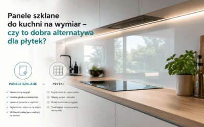 Panele szklane do kuchni na wymiar – czy to dobra alternatywa dla płytek?